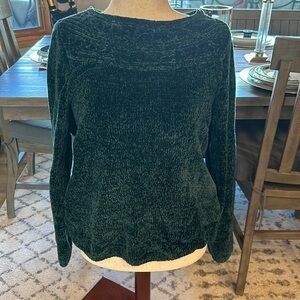 In WT Croft and barrel Highland green long sleeve Chanel boat, neck sweater XXL